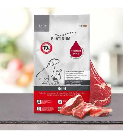 Platinum Adult Hundefoder - Kartoffel - 70% Oksekød