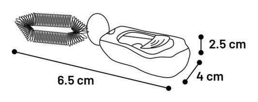 Clicker with spiral belt