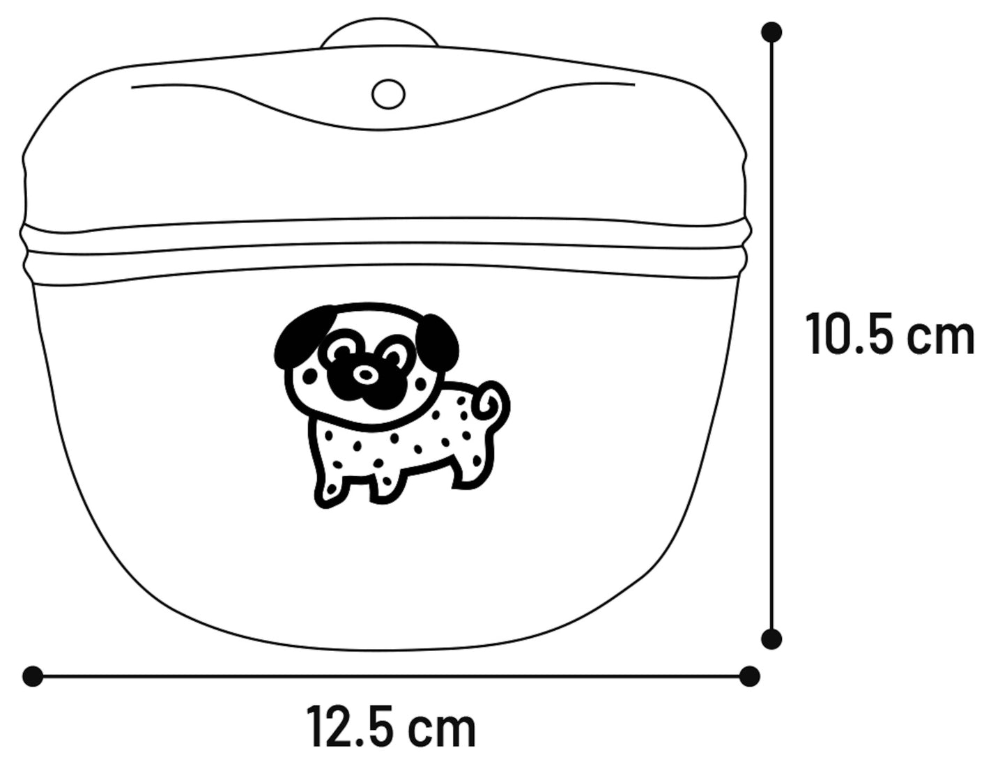 TREAT BAG PUPPY TWIX