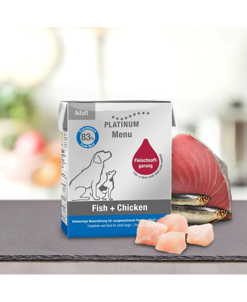 PLATINUM Menu Fisk og Kylling 375 gram