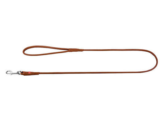 Waudog Rundsyet Læder Føreline