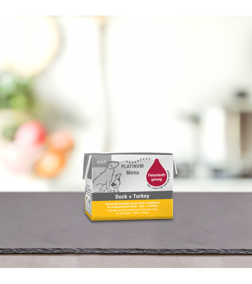 PLATINUM Menu Duck and Turkey 90 grams