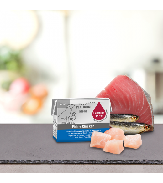 PLATINUM Menu Fish and Chicken 90 grams