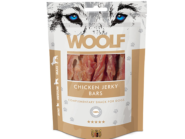 WOOLF CHICKEN JERKY BARS