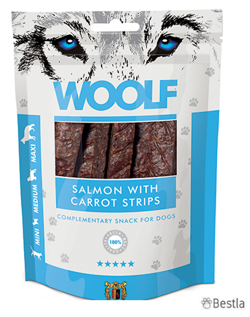 Woolf Salmon With Carrots Strips