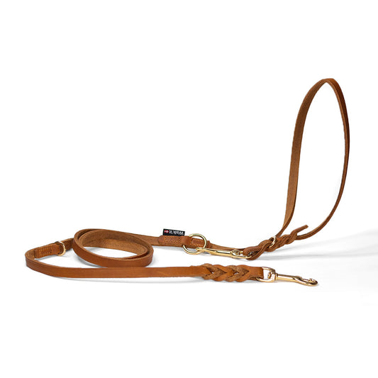 Walk'it Dressurline Cognac læder/messing