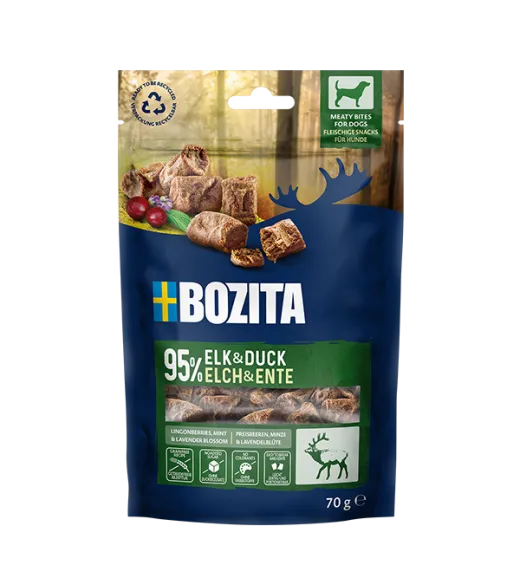 Bozita Meaty Bites med elg og and