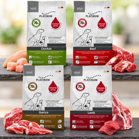 PLATINUM Mix 15 kg – Bland Selv 3 × 5 kg Hundefoder