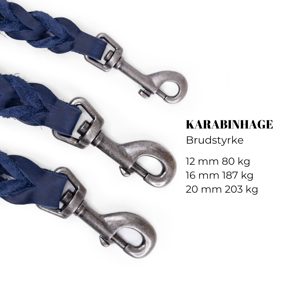 Walk'it Dressurline Vintage Blå læder/antik sølv