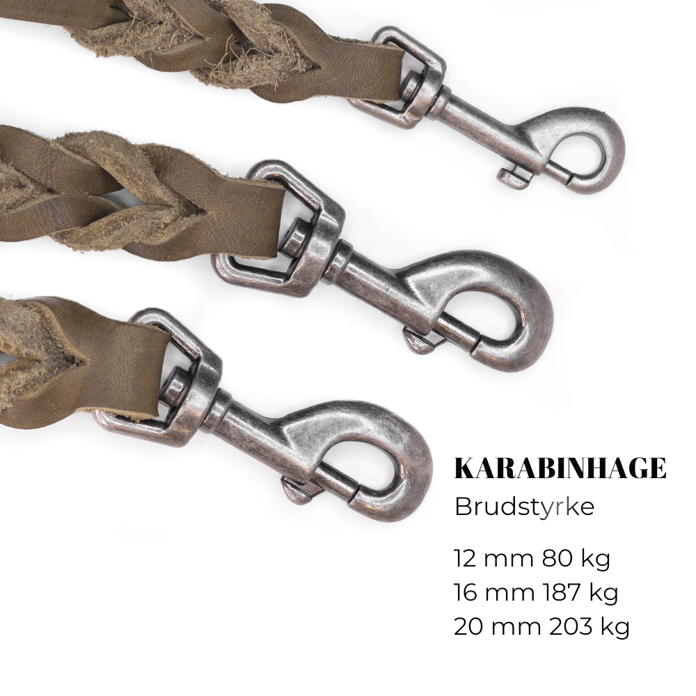 Walk'it Dressurline Vintage Grøn læder/antik sølv