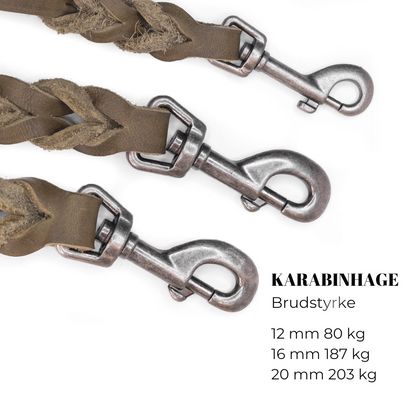 Walk'it Dressurline Vintage Grøn læder/antik sølv