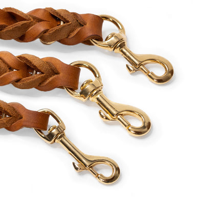 Walk'it Dressurline Cognac læder/messing