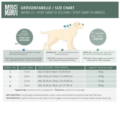 MAX &amp; MOLLY MATRIX 2.0 NEOPRENE SPORT HARNESS