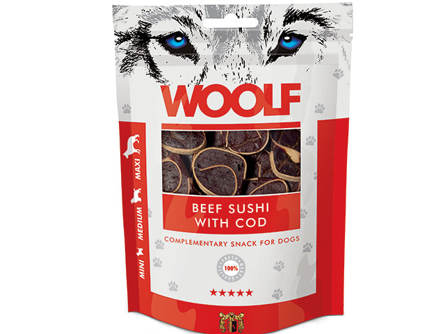 WOOLF BEEF SUSHI WITH COD