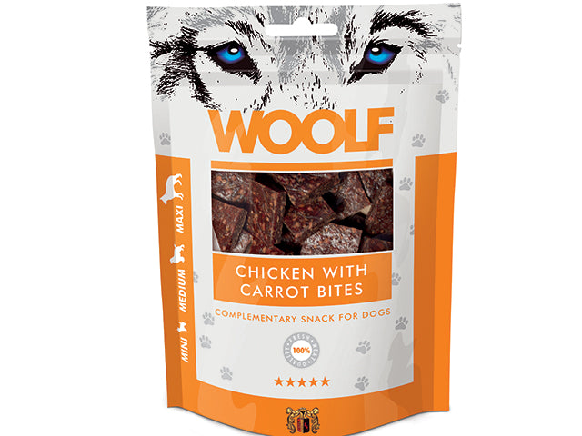 WOOLF CHICKEN WITH CARROTS BITES